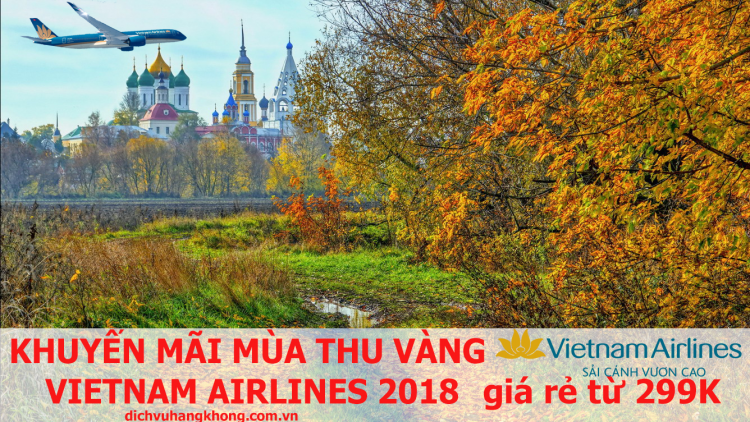 khuyến mãi mùa thu vàng vietnam airlines