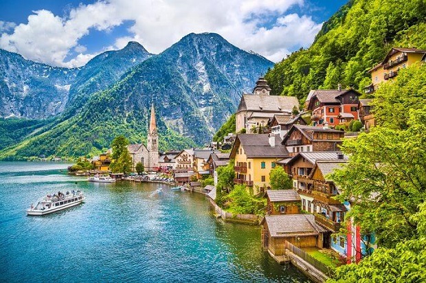 phong cảnh thiên nhiên tuyệt đẹp ở nước Áo