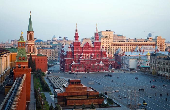quảng trường đỏ nổi tiếng của Nga